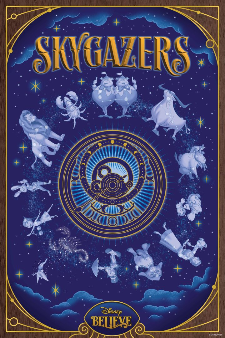 Skygazers observatory pub poster for Disney Believe