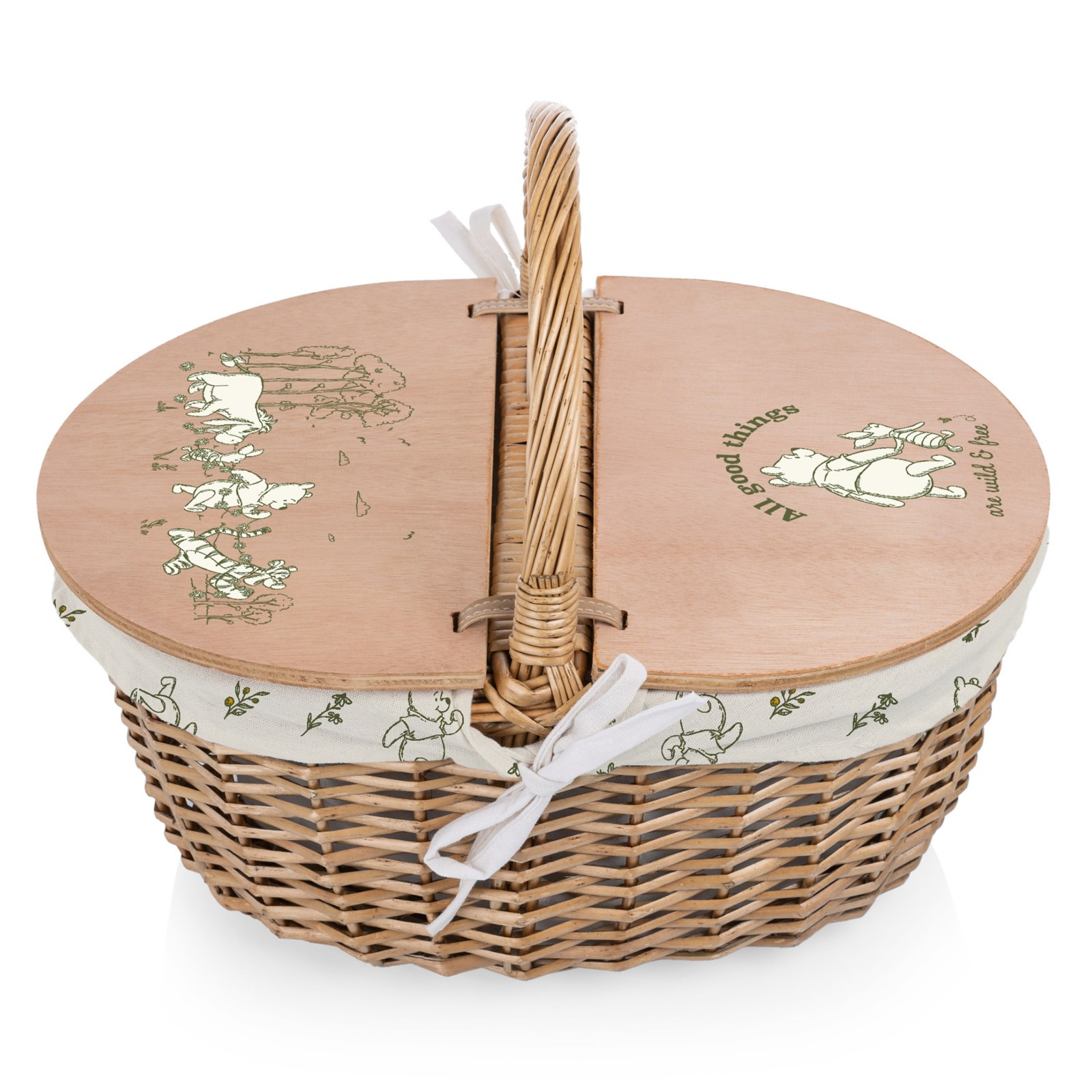 Winnie the Pooh and Pals wicker picnic basket by Picnic Time