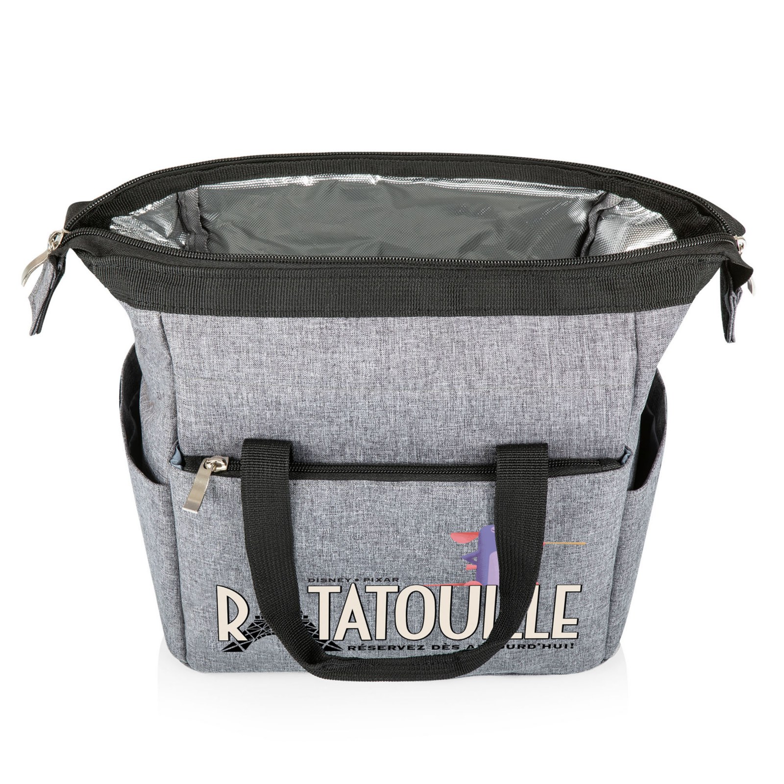 Family using Ratatouille lunch coolers outdoors