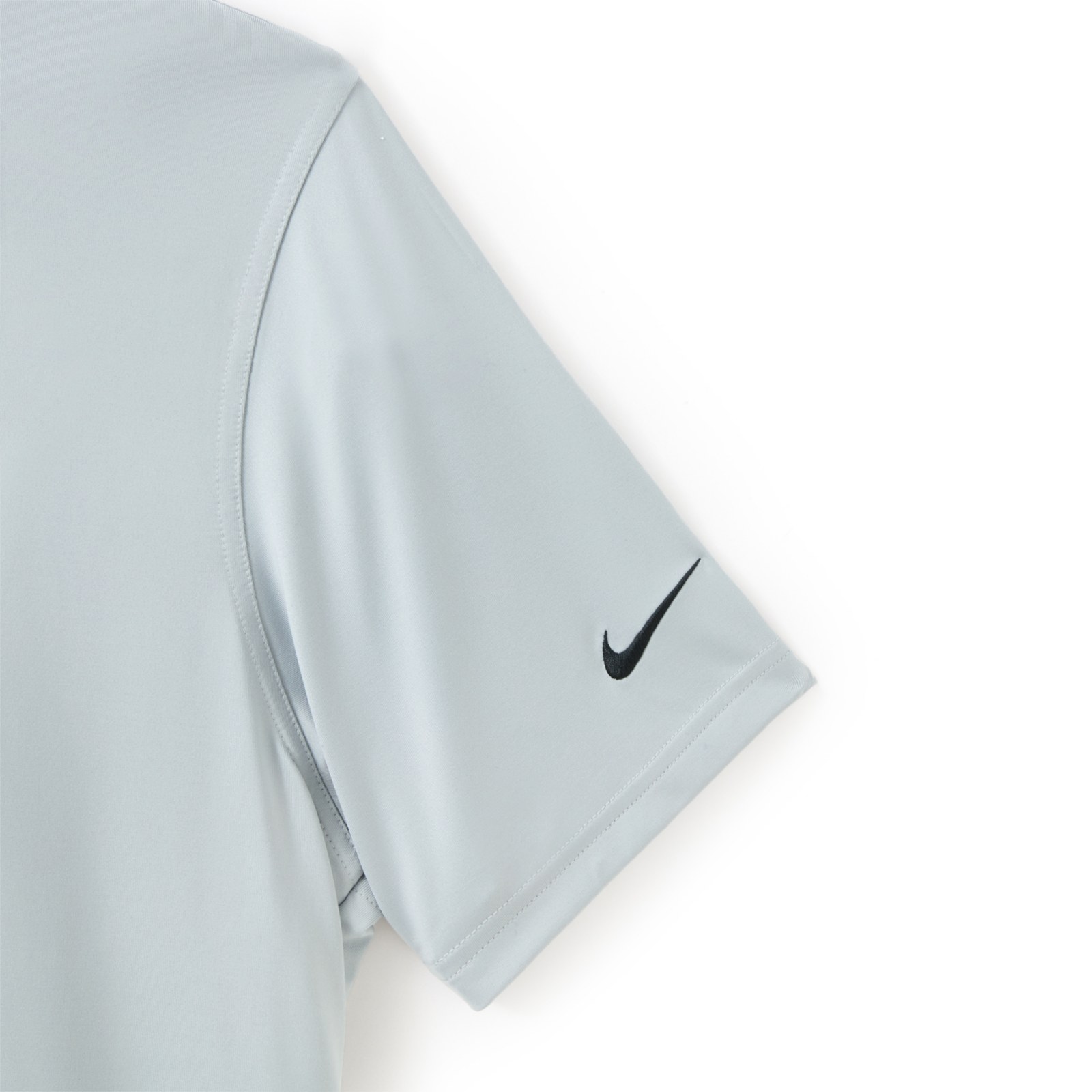 Back view of the pale blue Pixar Nike polo