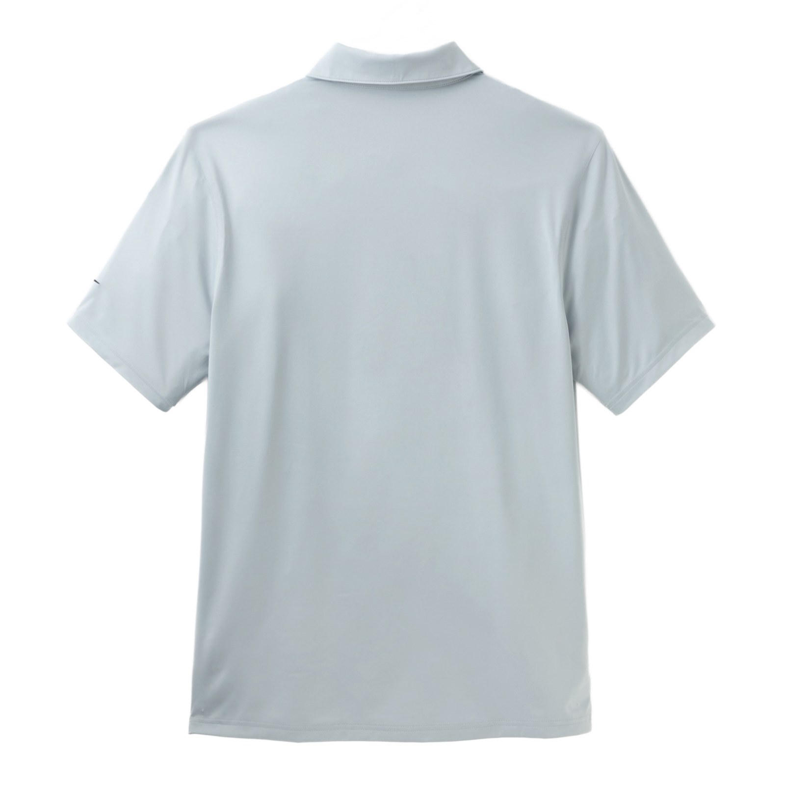 Front view of the pale blue Pixar Nike polo