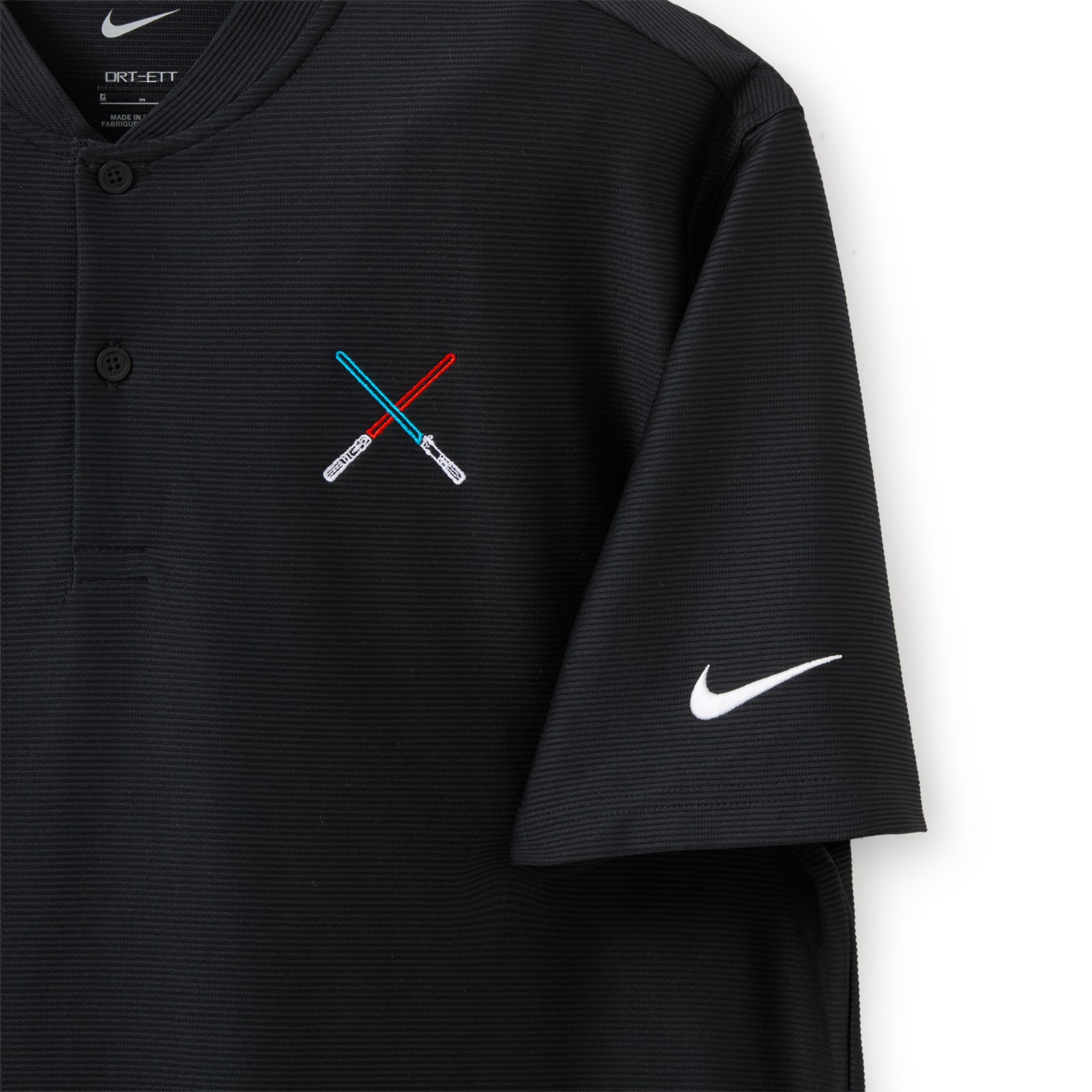 Back view of the Star Wars Nike polo