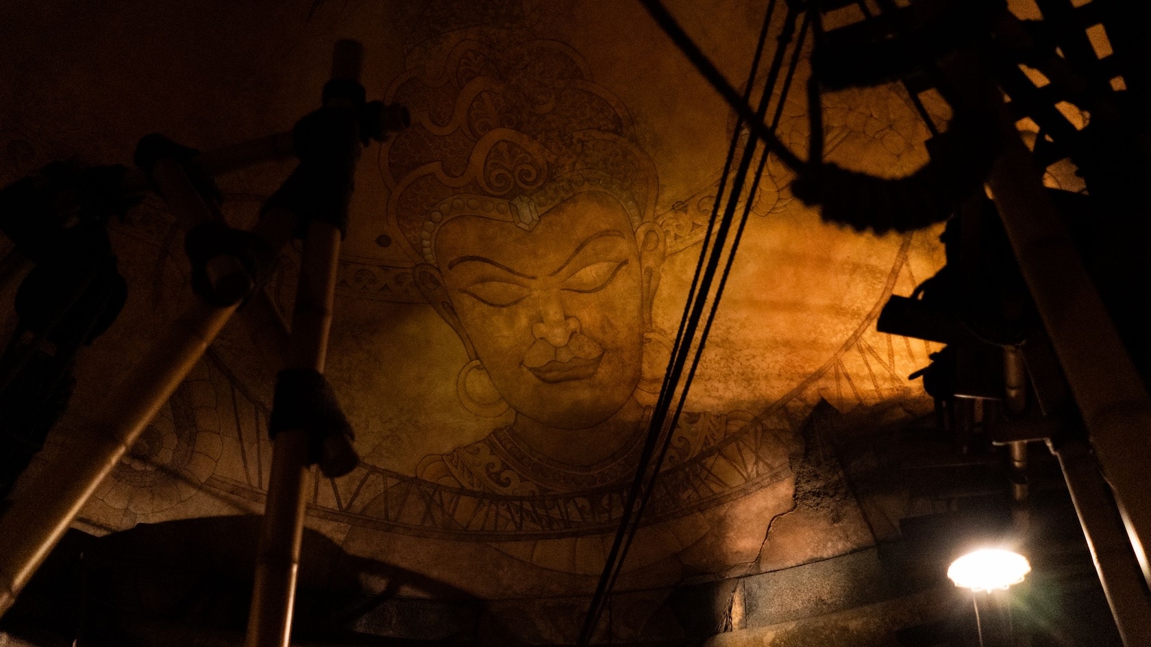 Mara chamber inside Indiana Jones Adventure