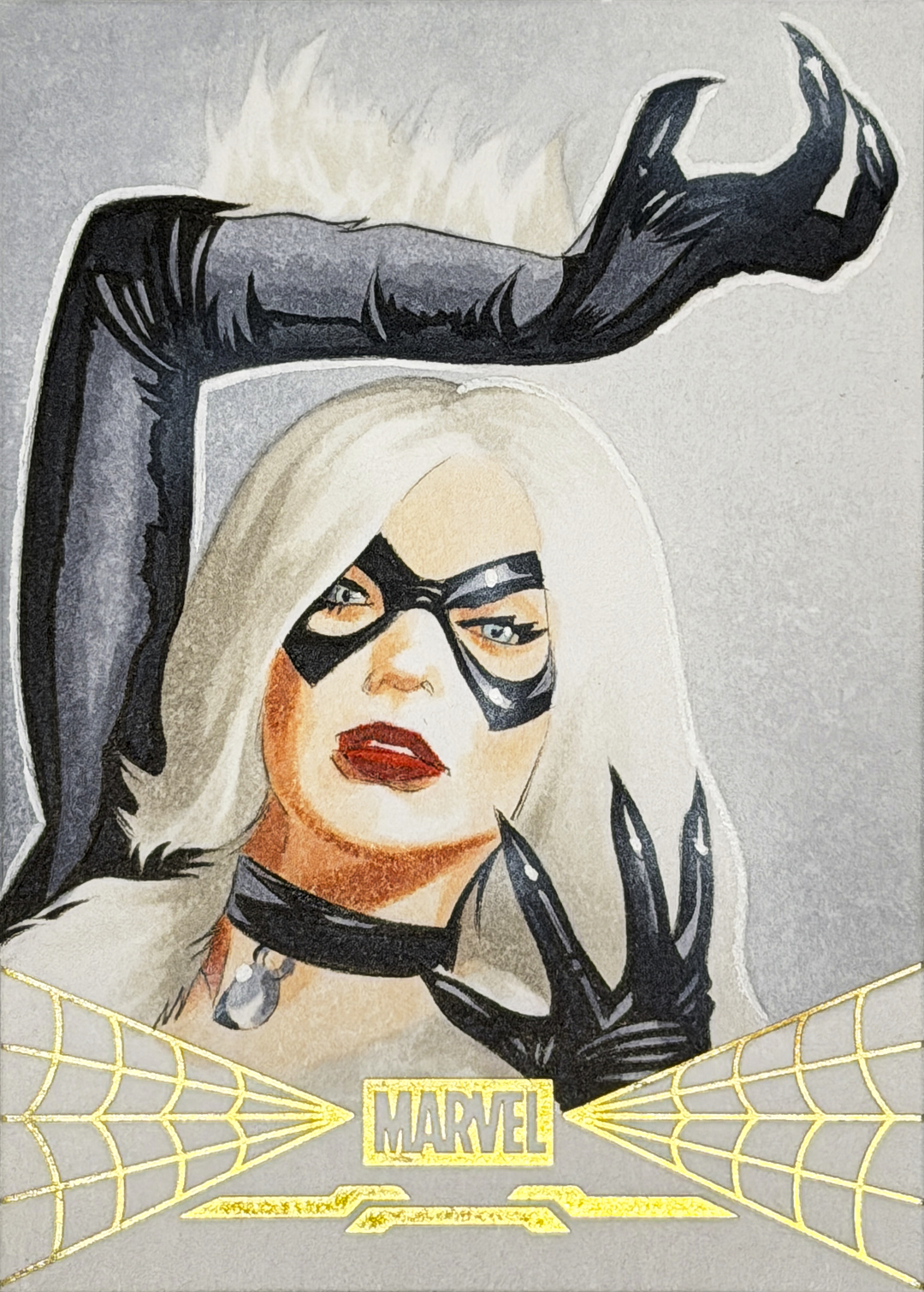 Black Cat original sketch card