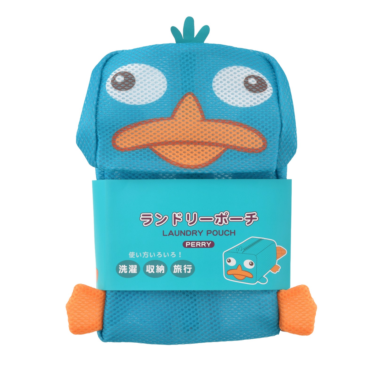 Perry laundry pouch from Disney Store Japan’s Bath and Laundry lineup