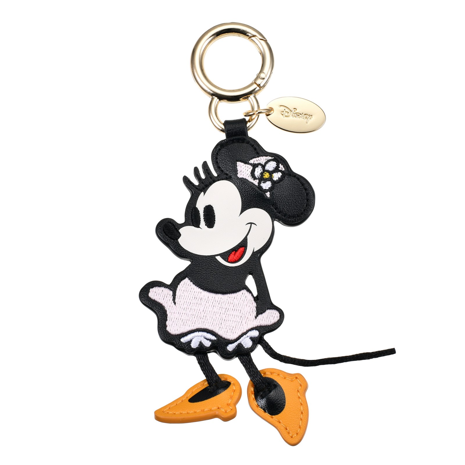 Minnie standing-pose faux-leather Fashion Charm