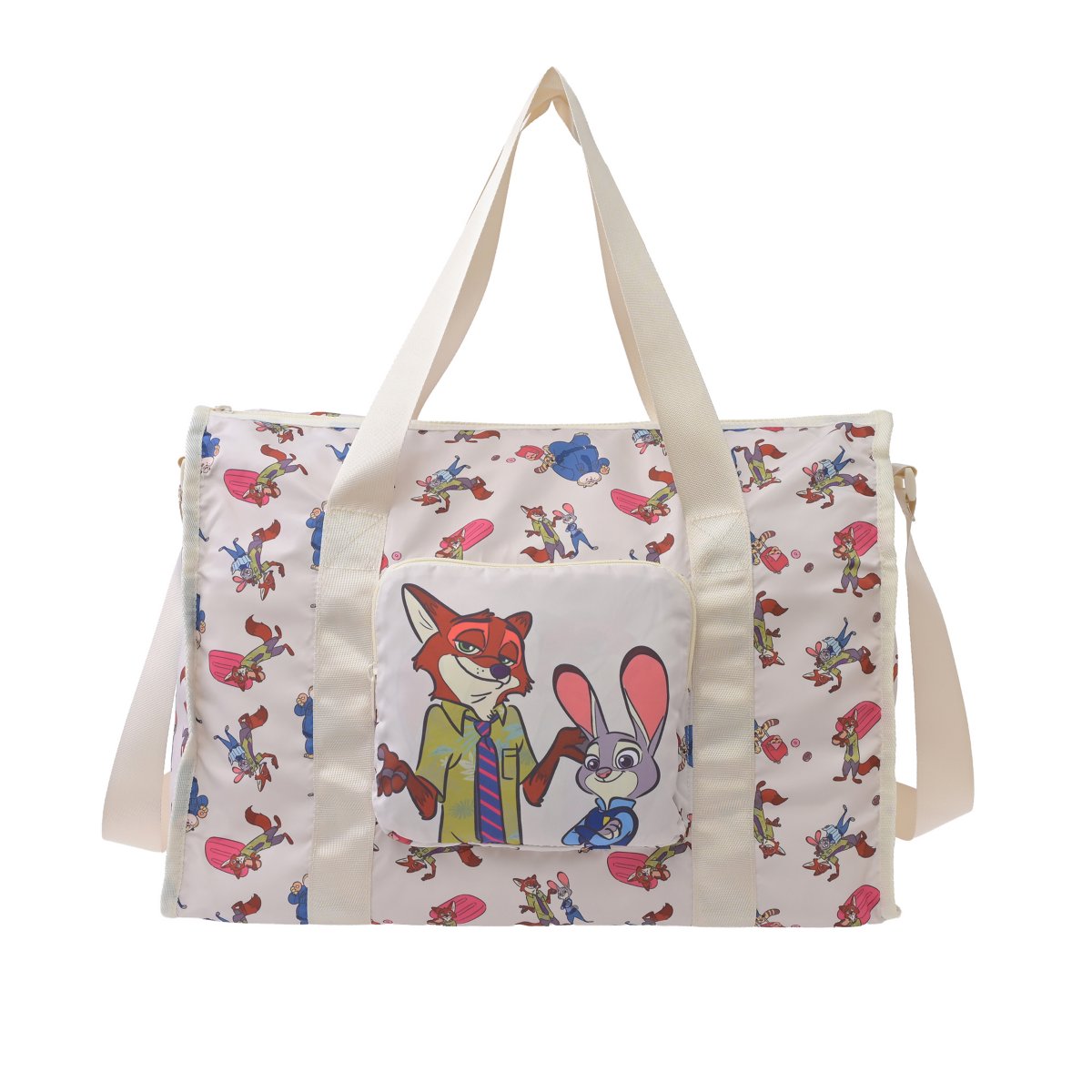 Foldable Zootopia two-way tote from Disney Store Japan