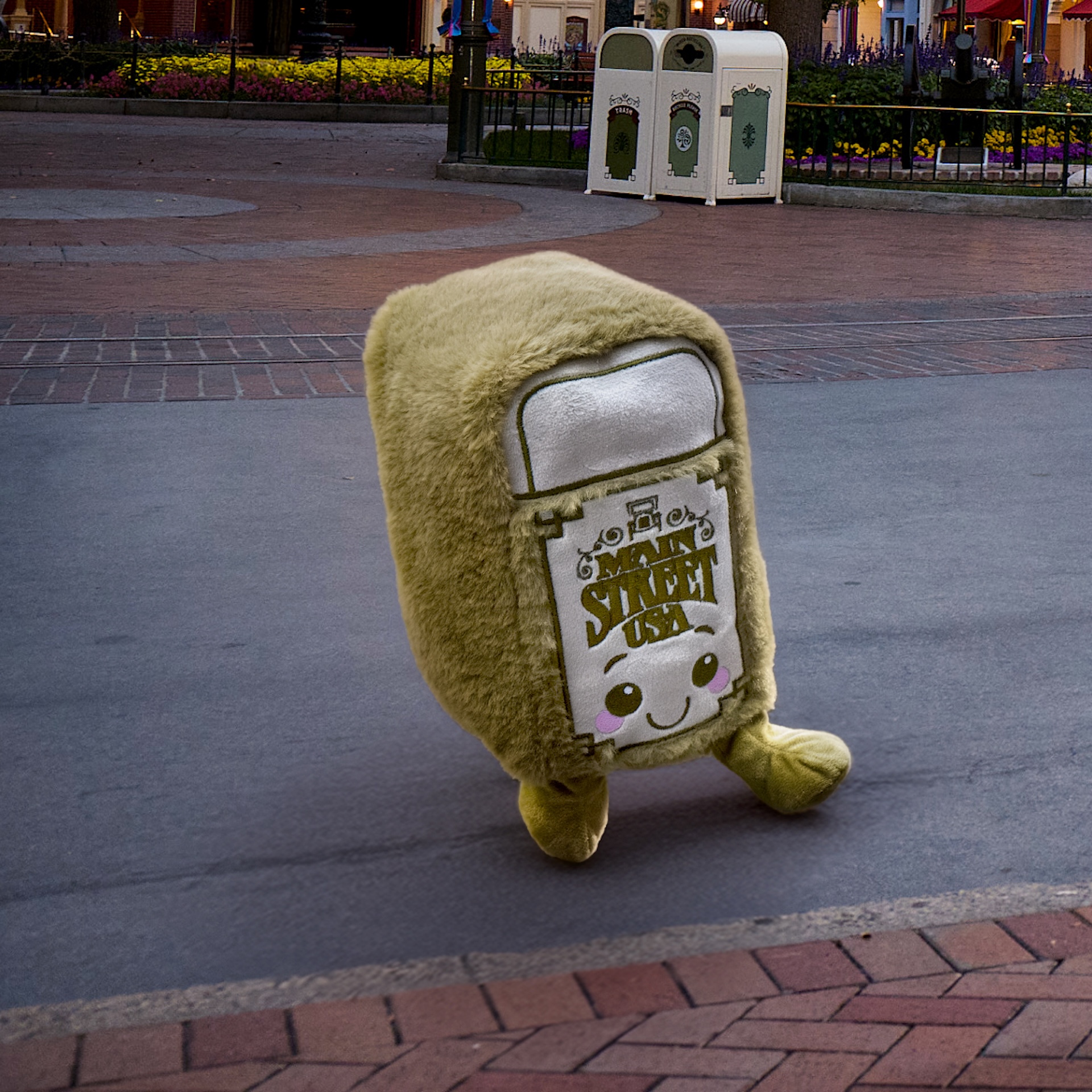 Main Street U.S.A. trash can Disney Iconics plush