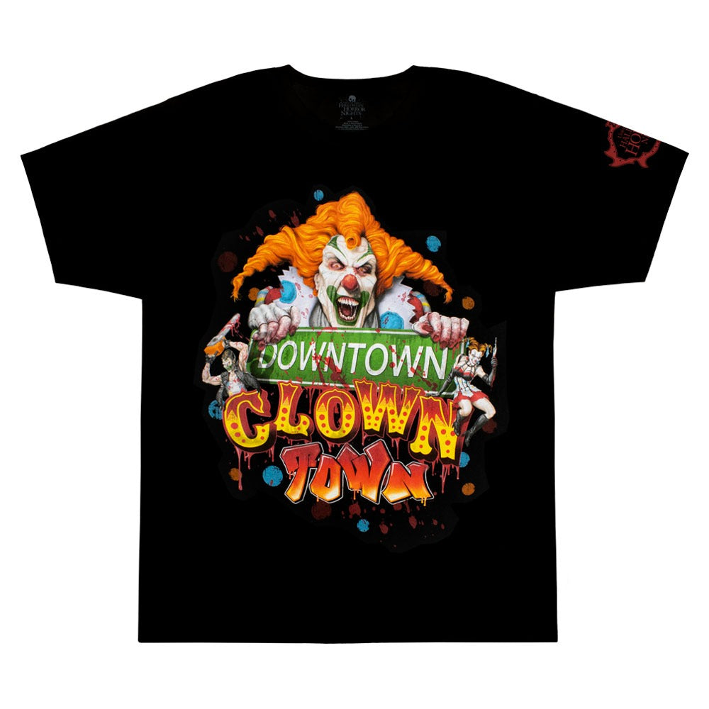 Halloween Horror Nights 2026 Downtown Clown Town T-Shirt