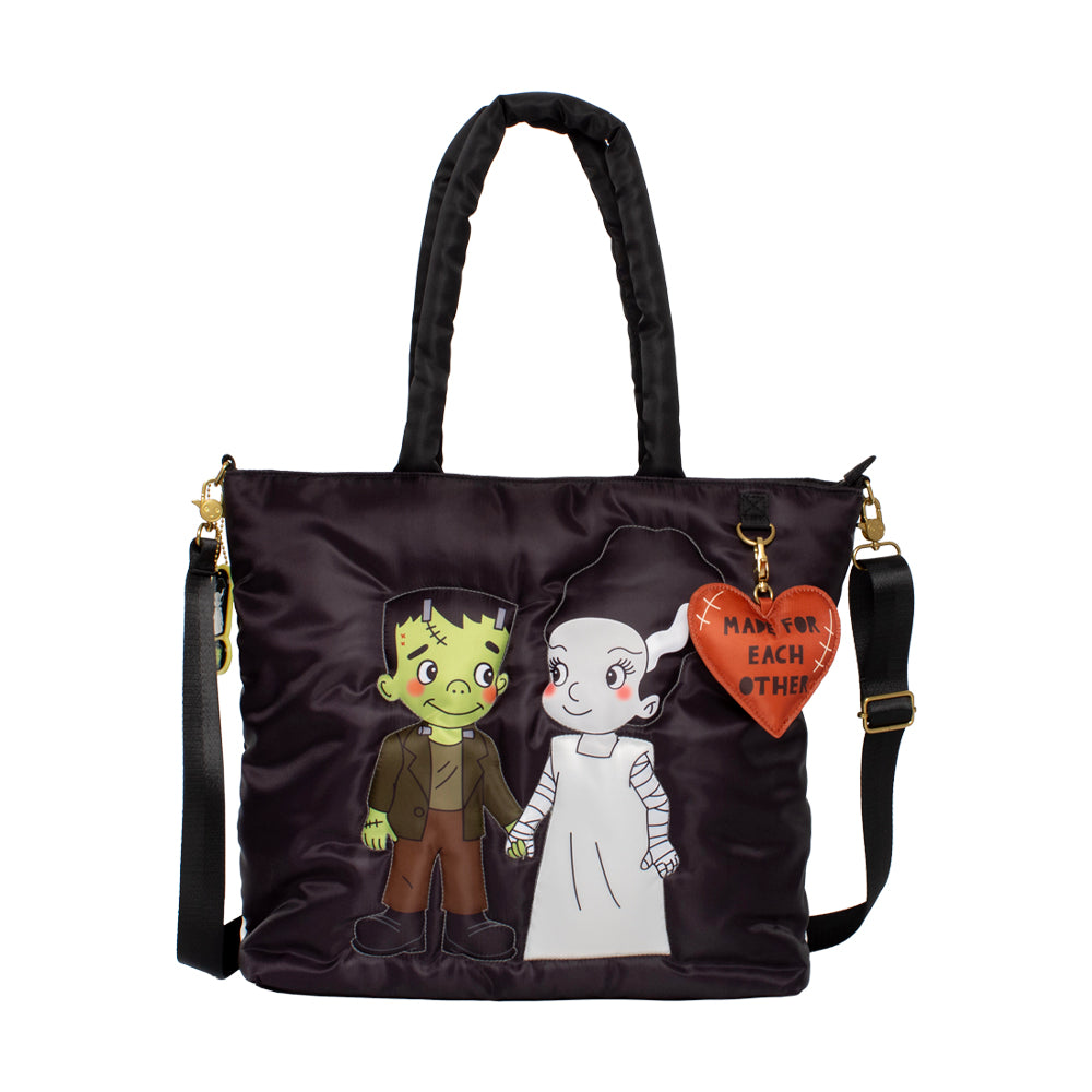 Universal Monsters tote bag with classic monster artwork