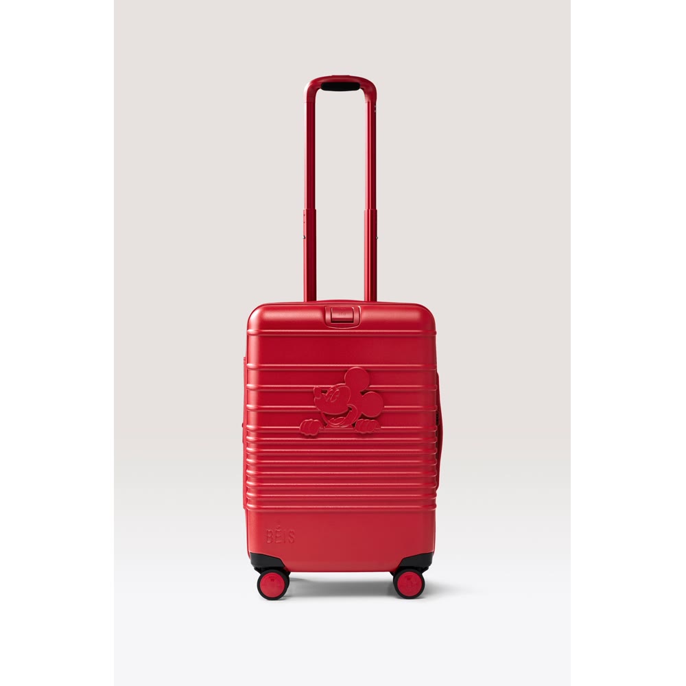 Disney Carry-On Roller in Mickey Mouse Red from the Disney x BÉIS collection