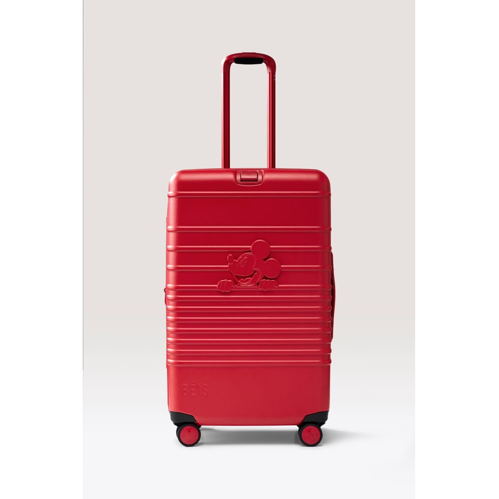 Disney Medium Check-In Roller in Mickey Mouse Red from the Disney x BÉIS collection