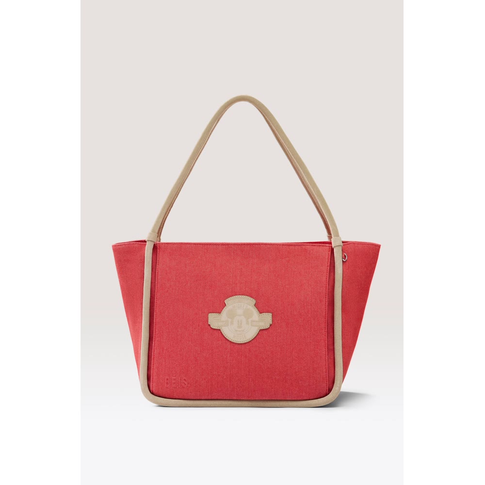 Disney Tote Bag in Red Jeans from the Disney x BÉIS collection