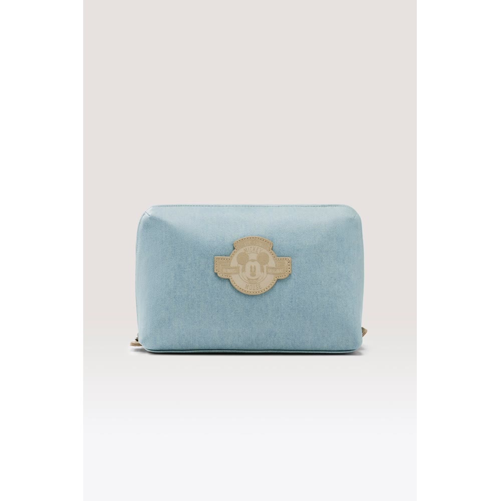 Disney Medium Cosmetic Pouch in Blue Jeans from the Disney x BÉIS collection