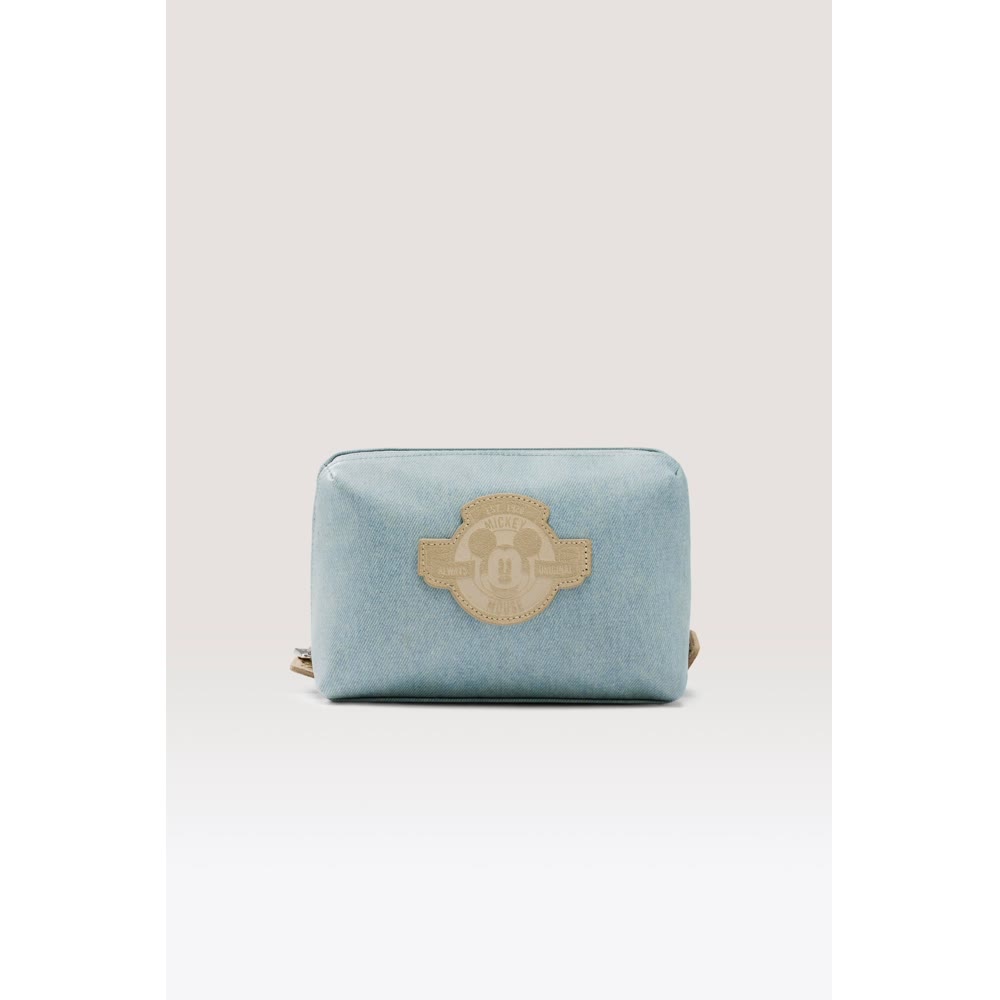 Disney Small Cosmetic Pouch in Blue Jeans from the Disney x BÉIS collection