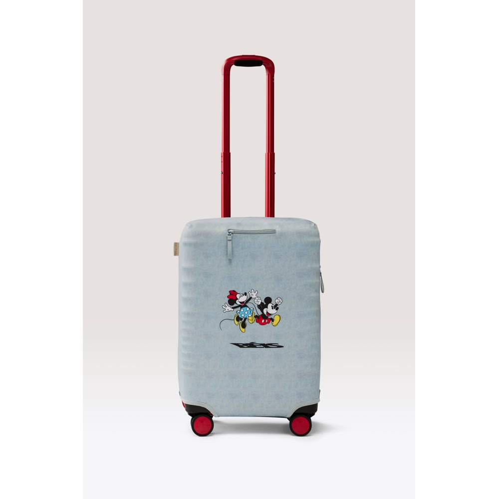 Disney Carry-On Luggage Cover in Blue Jeans from the Disney x BÉIS collection