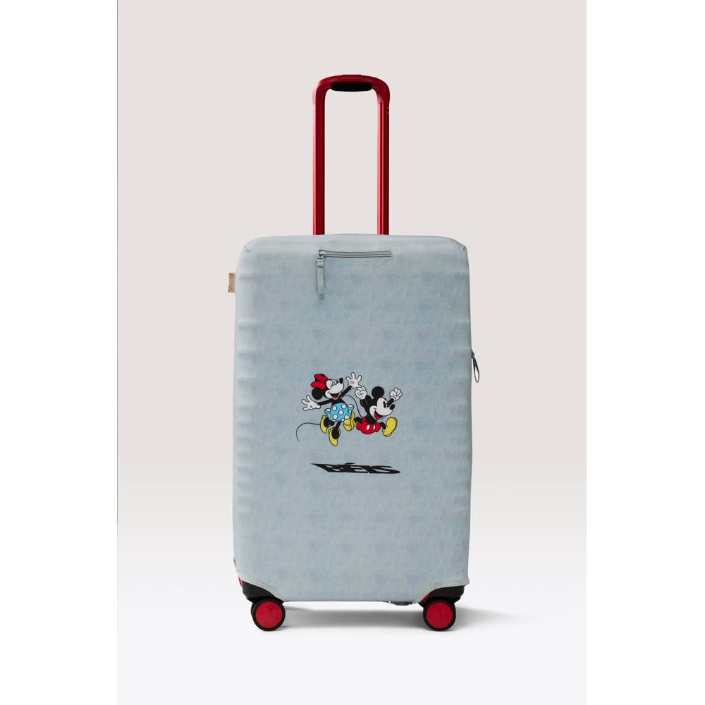 Disney Medium Check-In Luggage Cover in Blue Jeans from the Disney x BÉIS collection