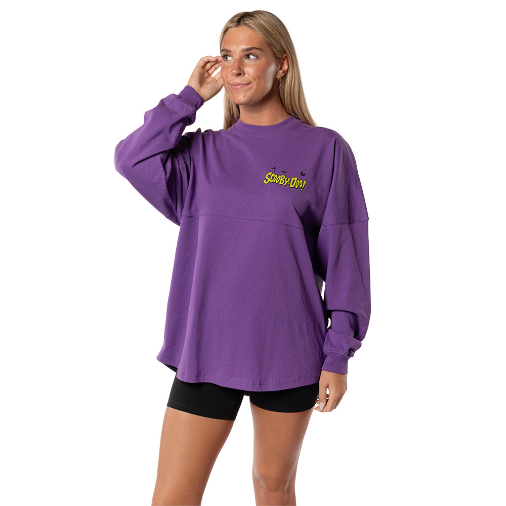 Flat front view of Scooby-Doo Halloween Spirit Jersey from Shop Universal