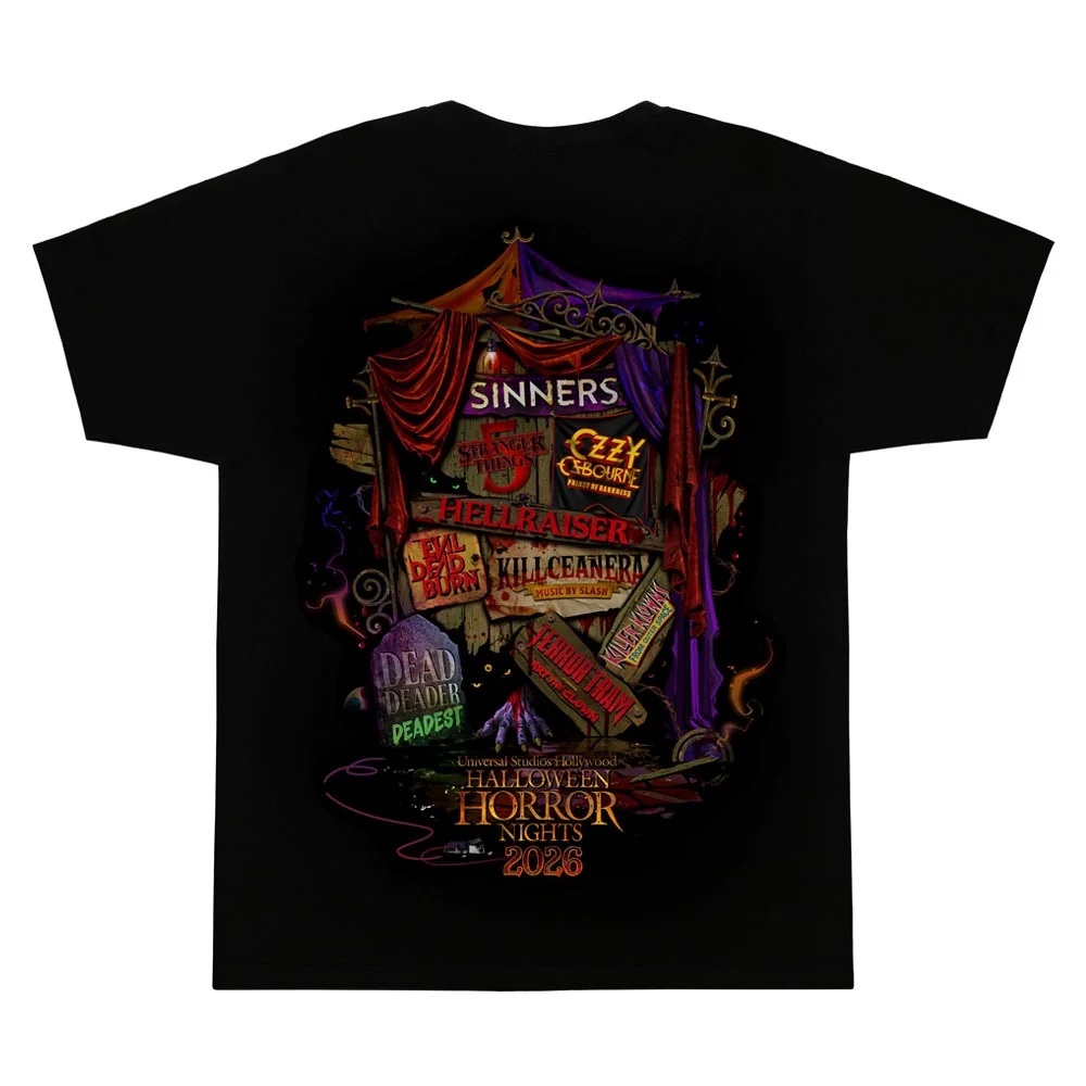 Halloween Horror Nights 2026 Universal Hollywood House T-Shirt