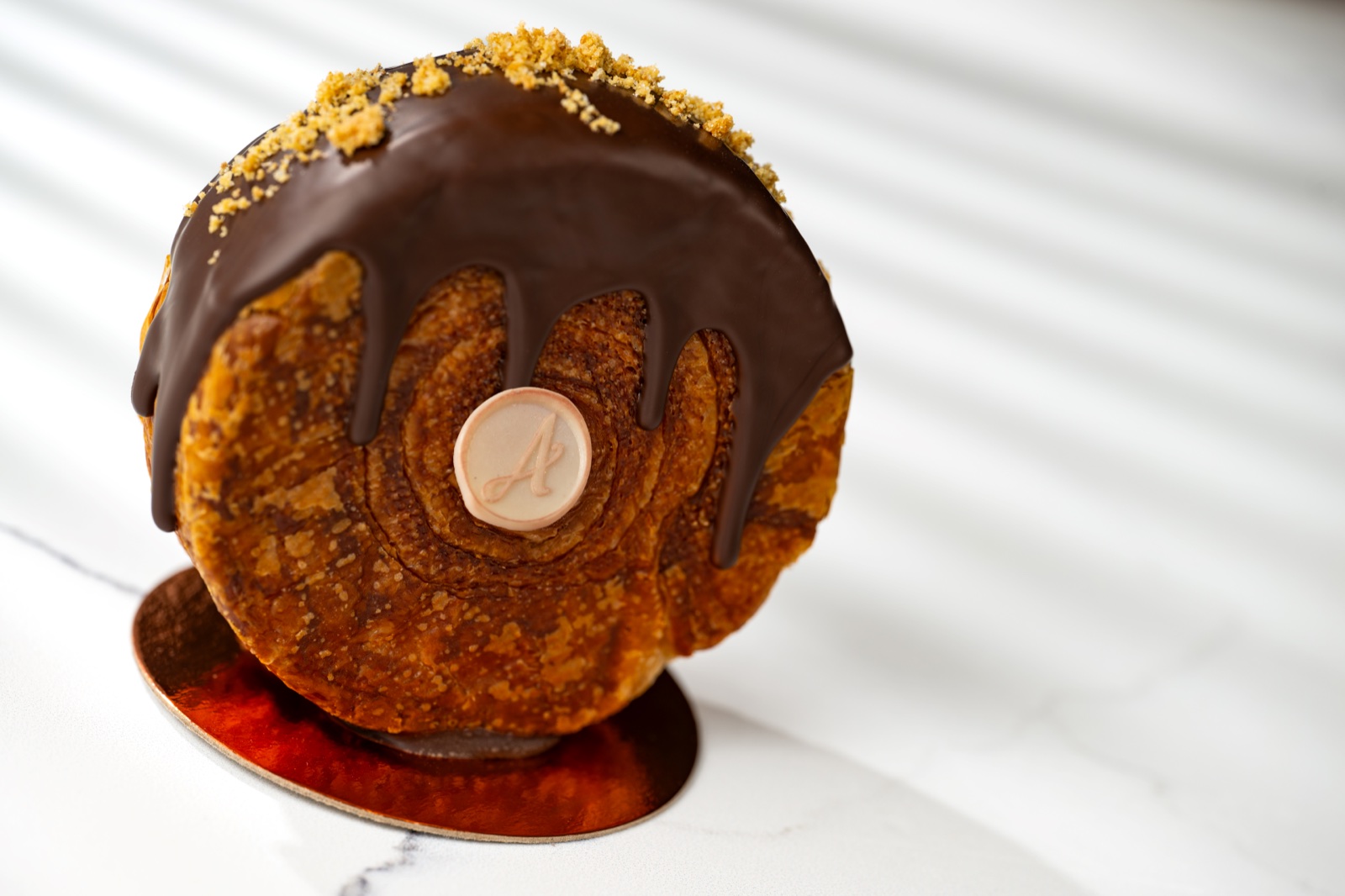 S’mores Croissant with chocolate and marshmallow at Amorette’s Patisserie