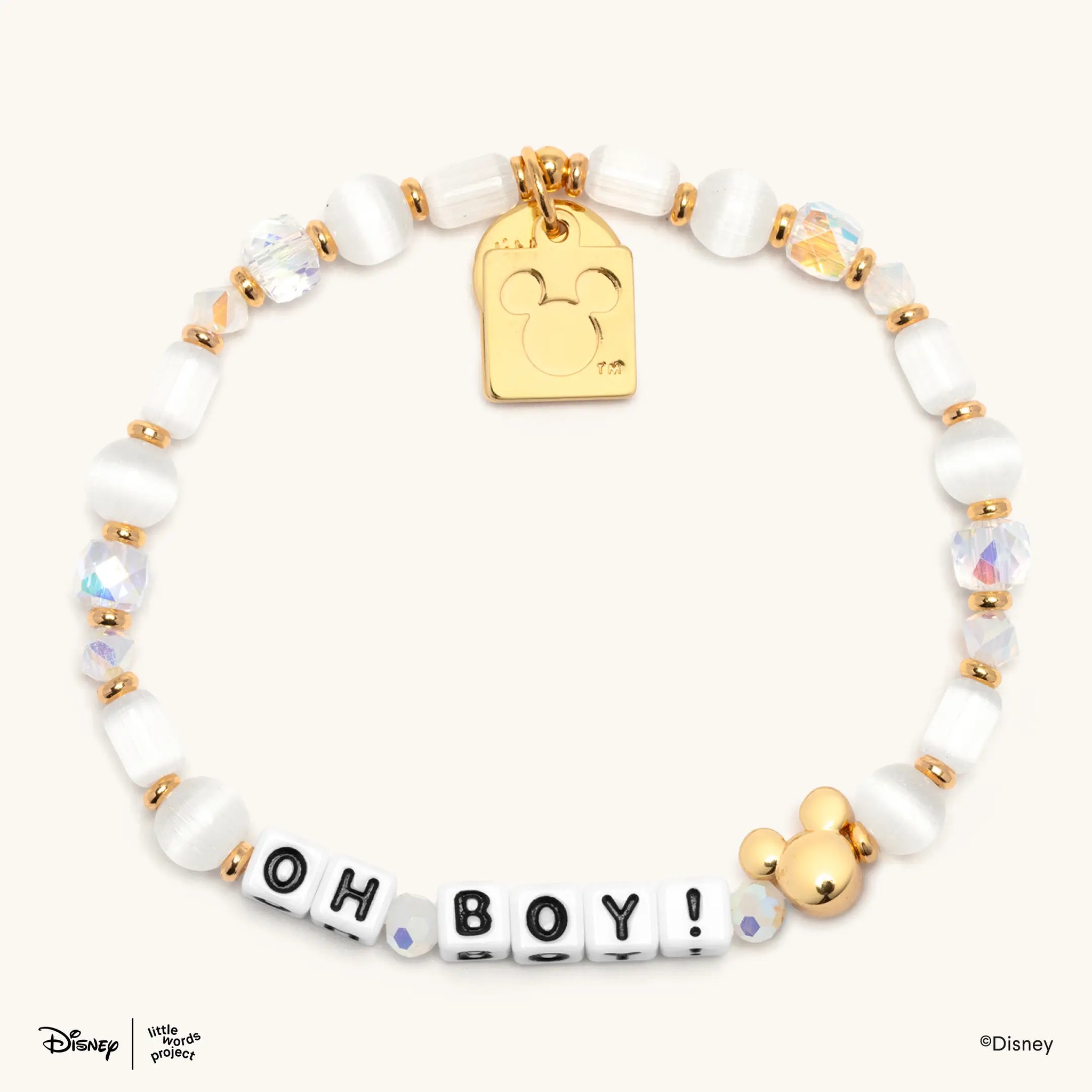 Little Words Project Oh Boy Mickey Mouse bracelet
