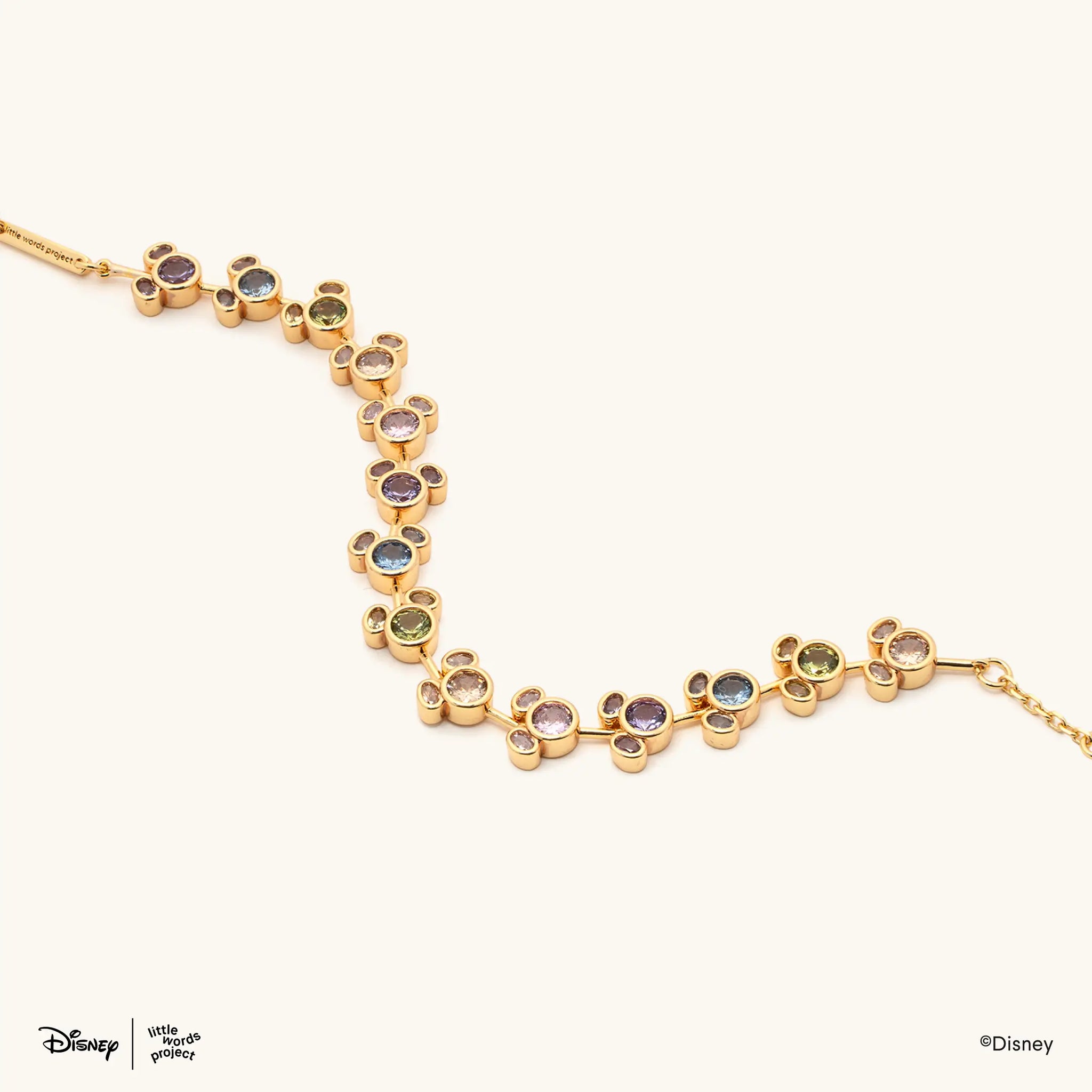 Little Words Project Mickey Mouse Rainbow Bracelet