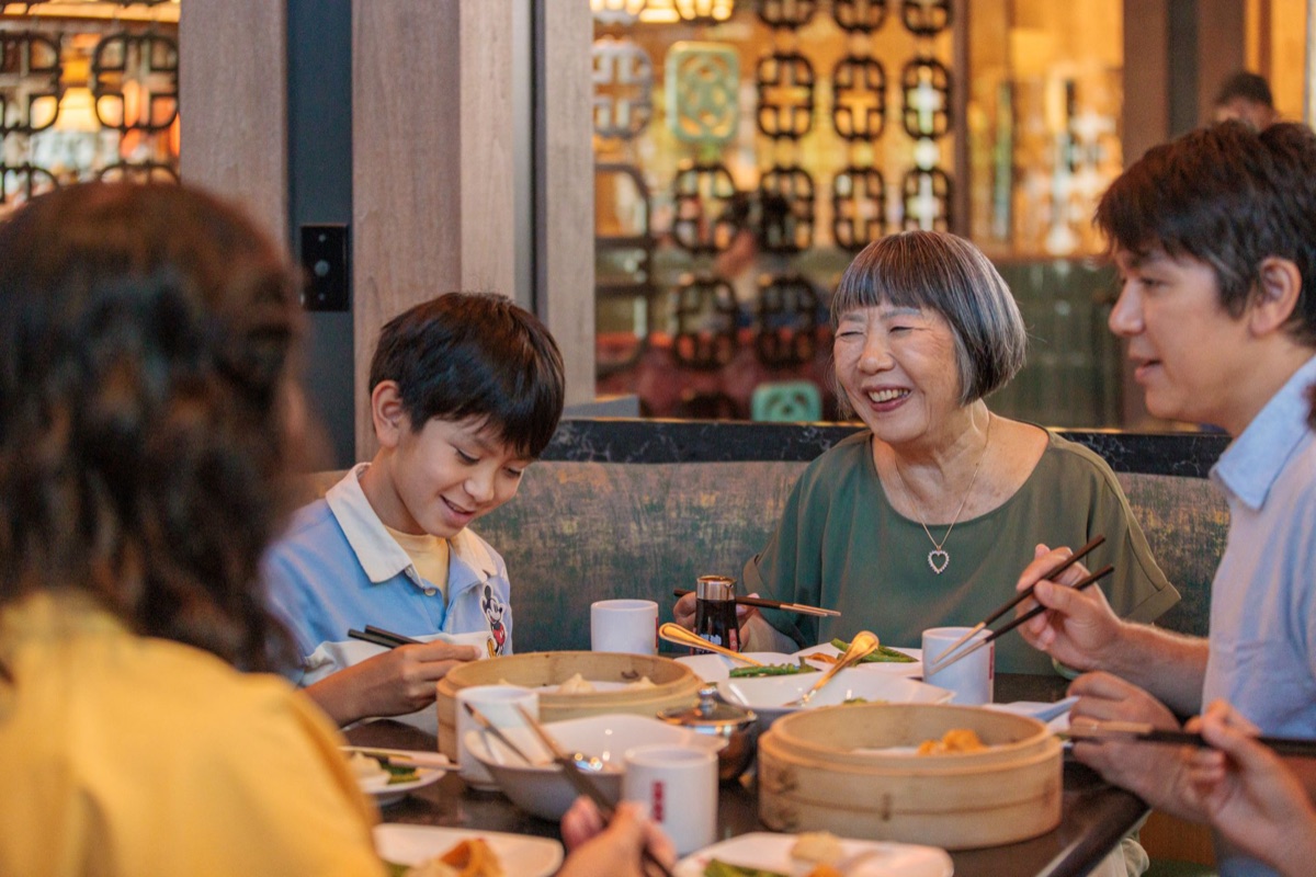 Din Tai Fung food at Downtown Disney