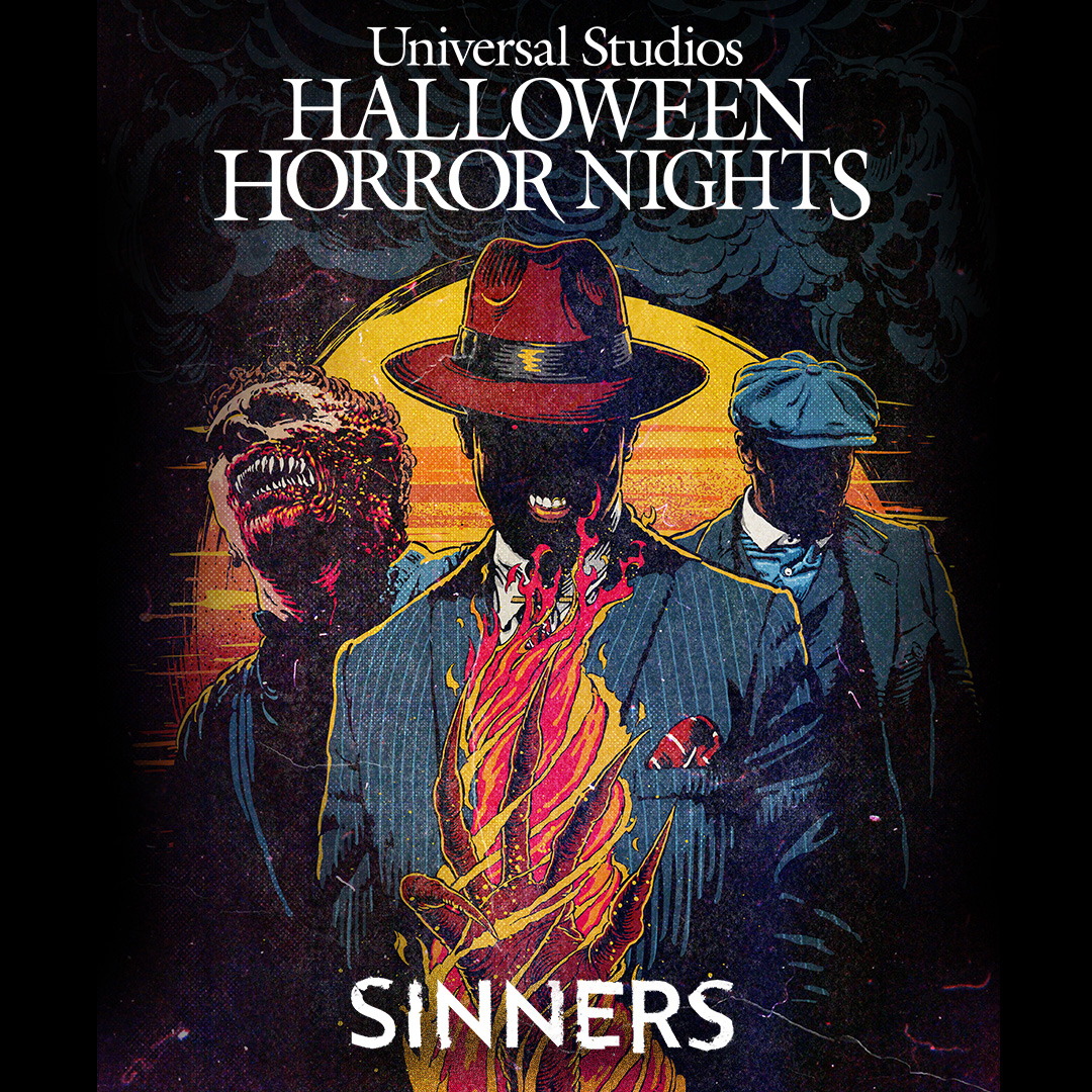 Universal Studios Halloween Horror Nights artwork for the Sinners haunted house