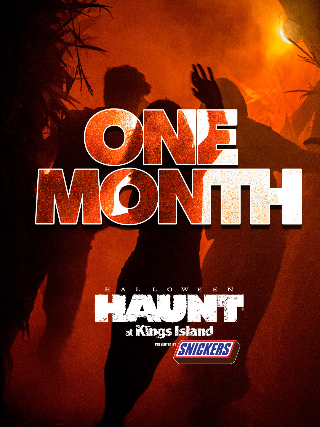 Halloween Haunt at Kings Island official September 25 announcement graphic