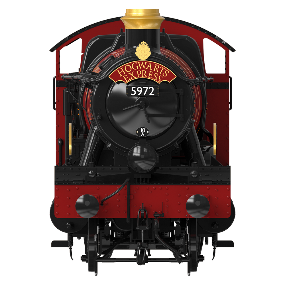 Front view of the Hogwarts Express popcorn bucket