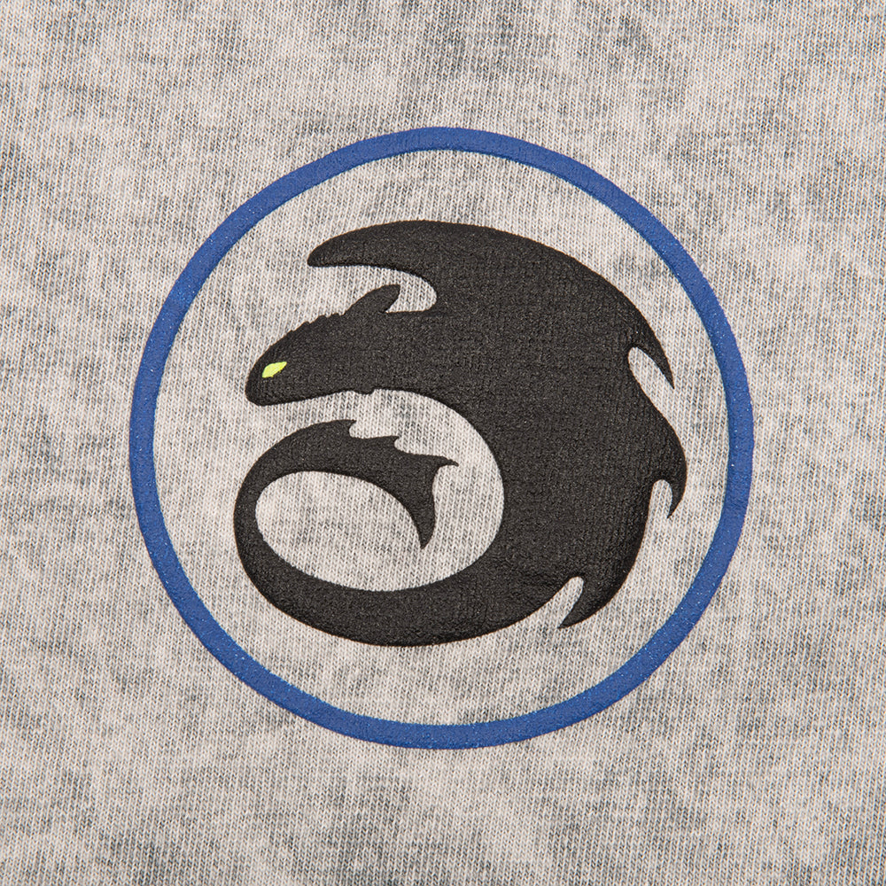Dragon emblem detail on the How to Train Your Dragon Spirit Jersey