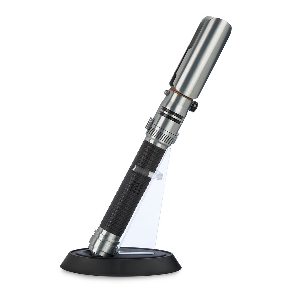 Cal Kestis lightsaber displayed on its stand