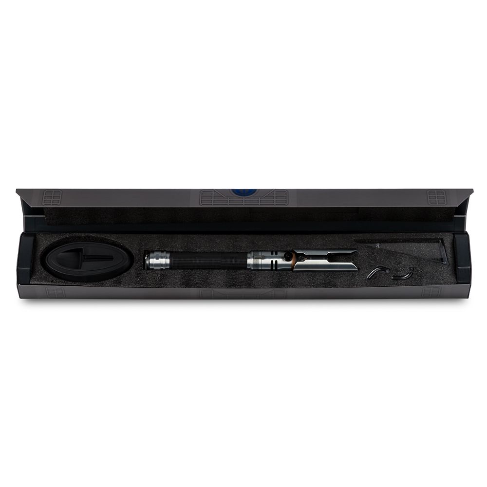 Cal Kestis lightsaber in its display box