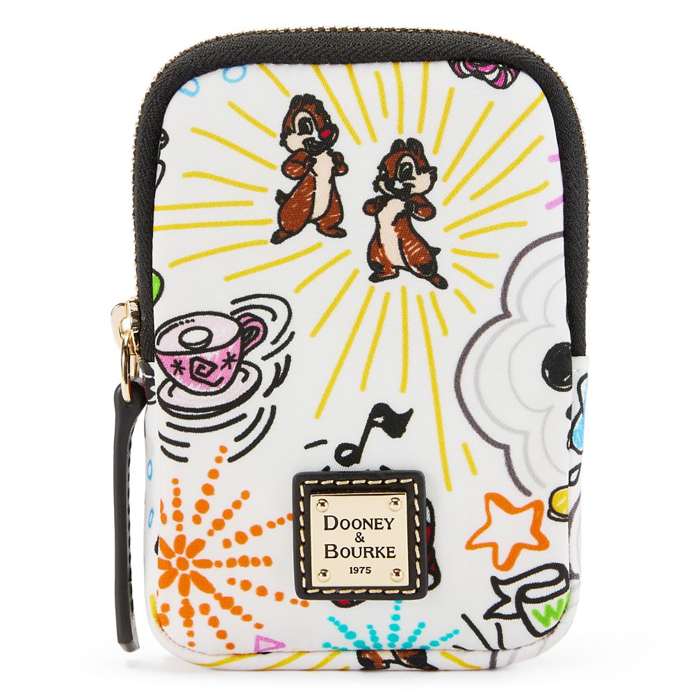 Disney Sketch Dooney and Bourke pouch bag with Disney Parks sketch artwork