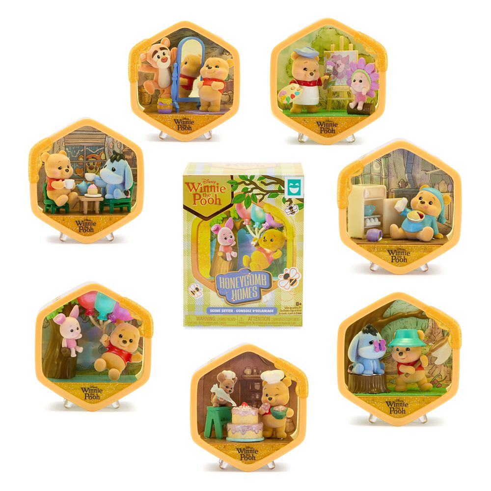 Winnie the Pooh Honeycomb Homes mystery figures and packaging