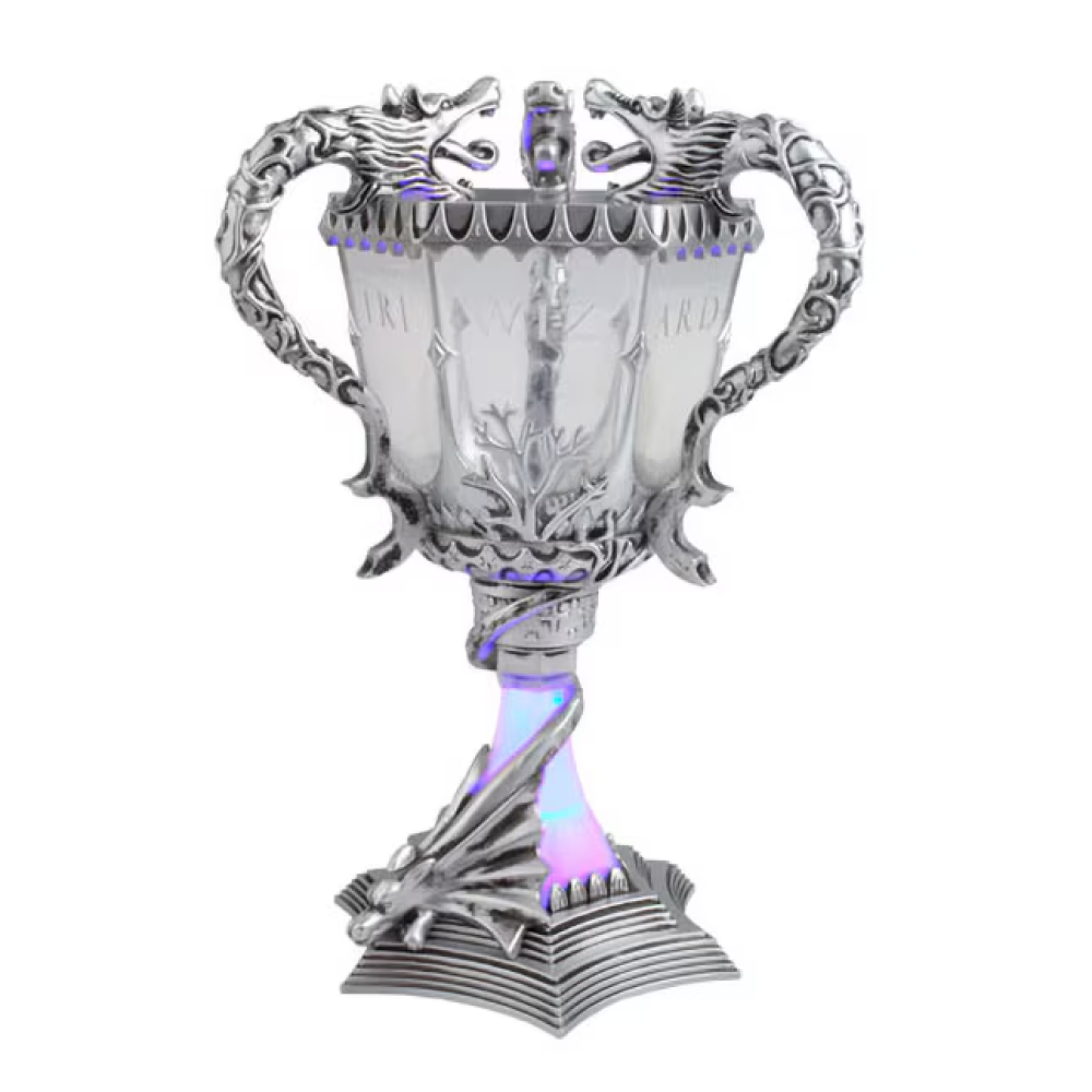 Triwizard Cup collectible with a light-up stem from Shop Universal