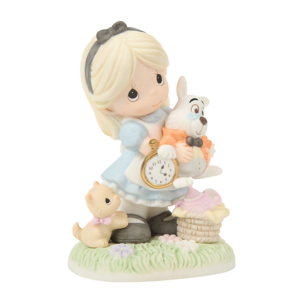 Alternate view of the Alice in Wonderland figure by Precious Moments