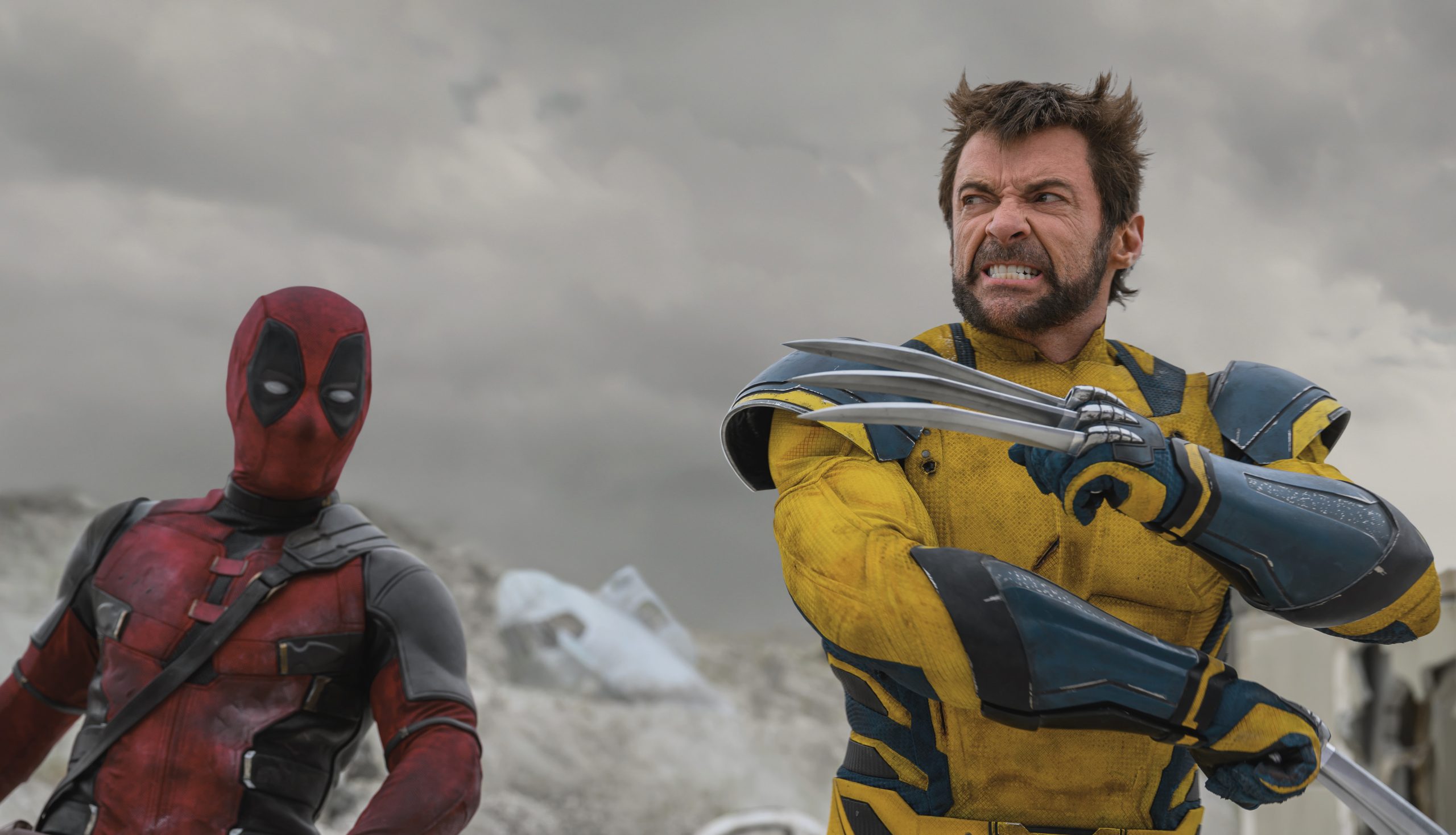 Deadpool and Wolverine in an official Marvel Studios image