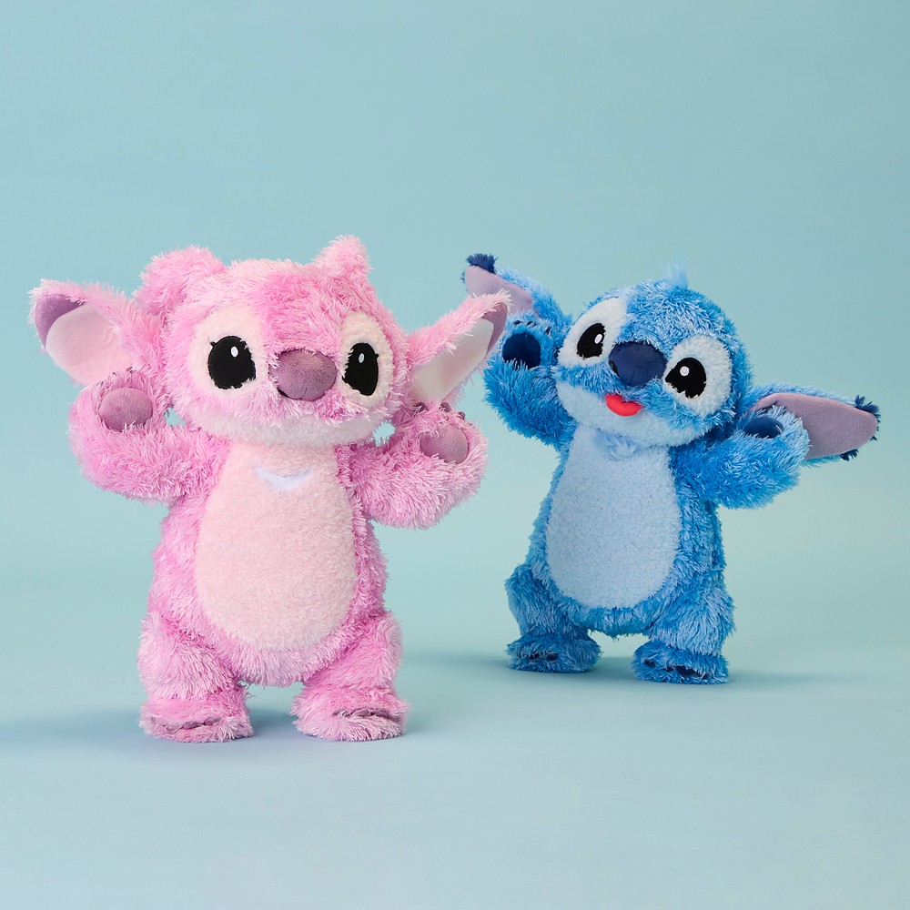 Close view of Angel fluffy plush from Lilo and Stitch
