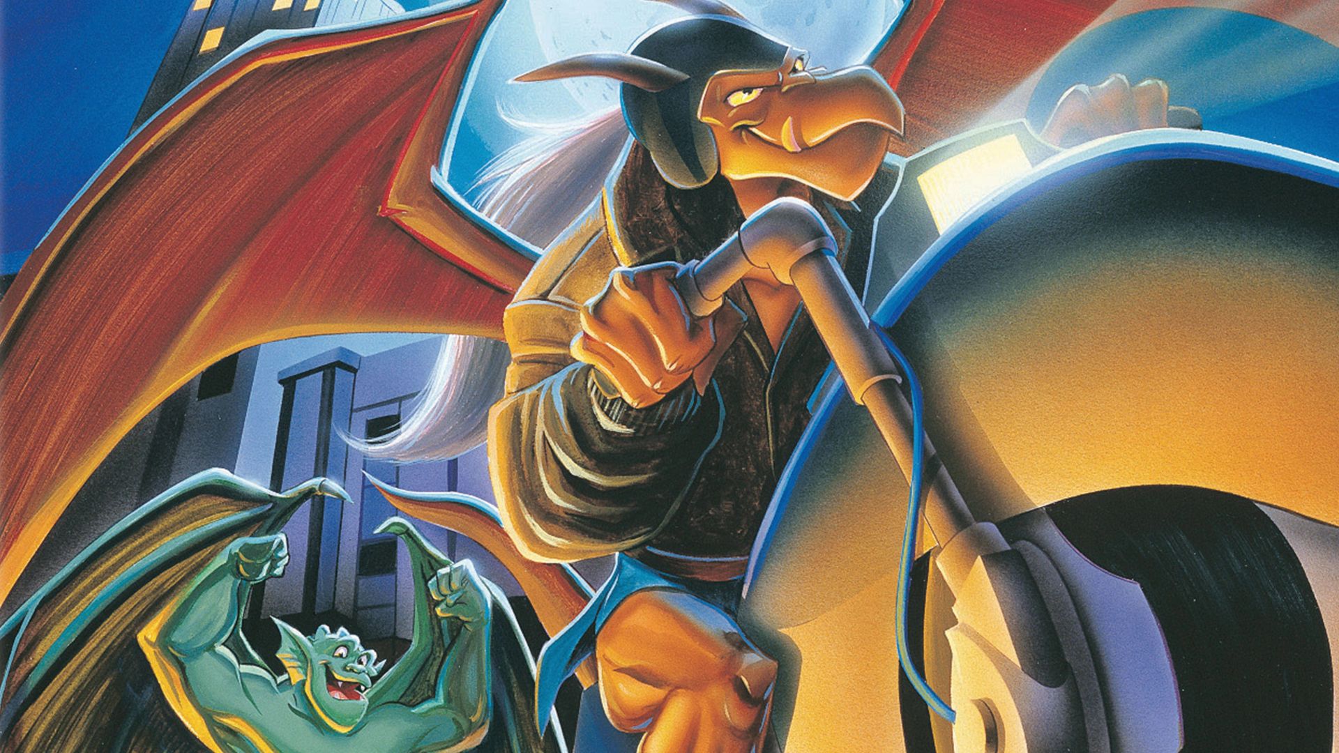 Goliath and fellow gargoyles in the original Disney animated series