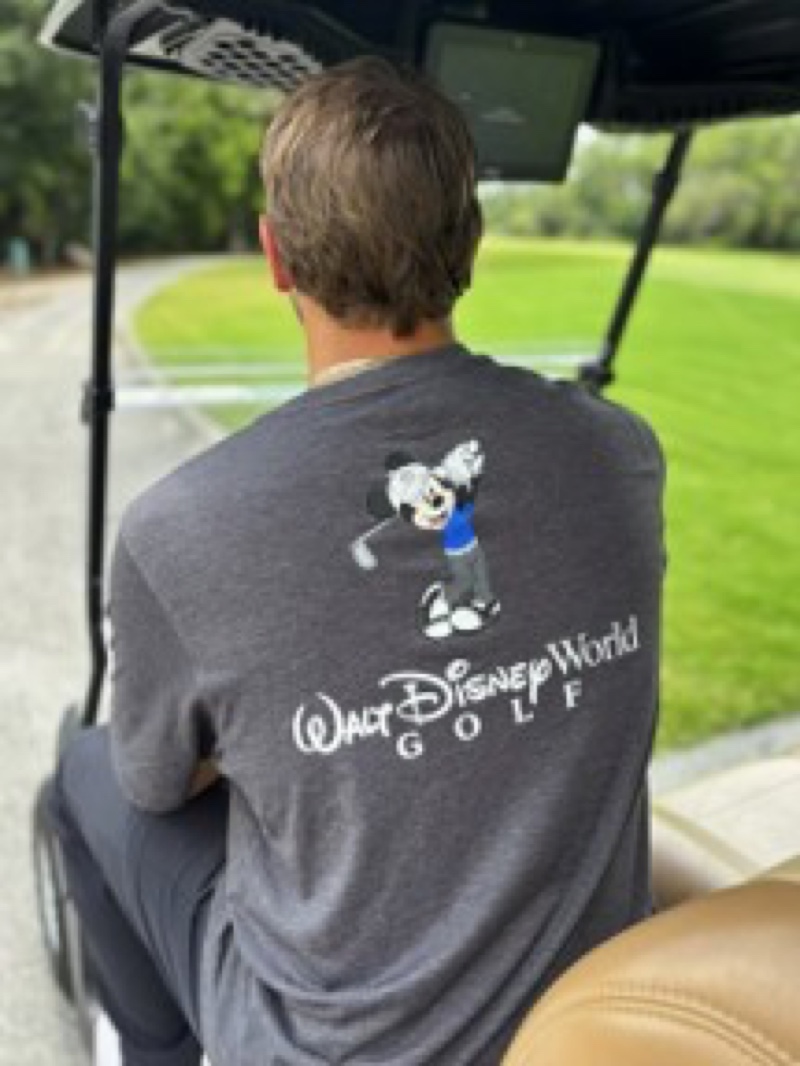 Gray Mickey Mouse Walt Disney World Golf shirt