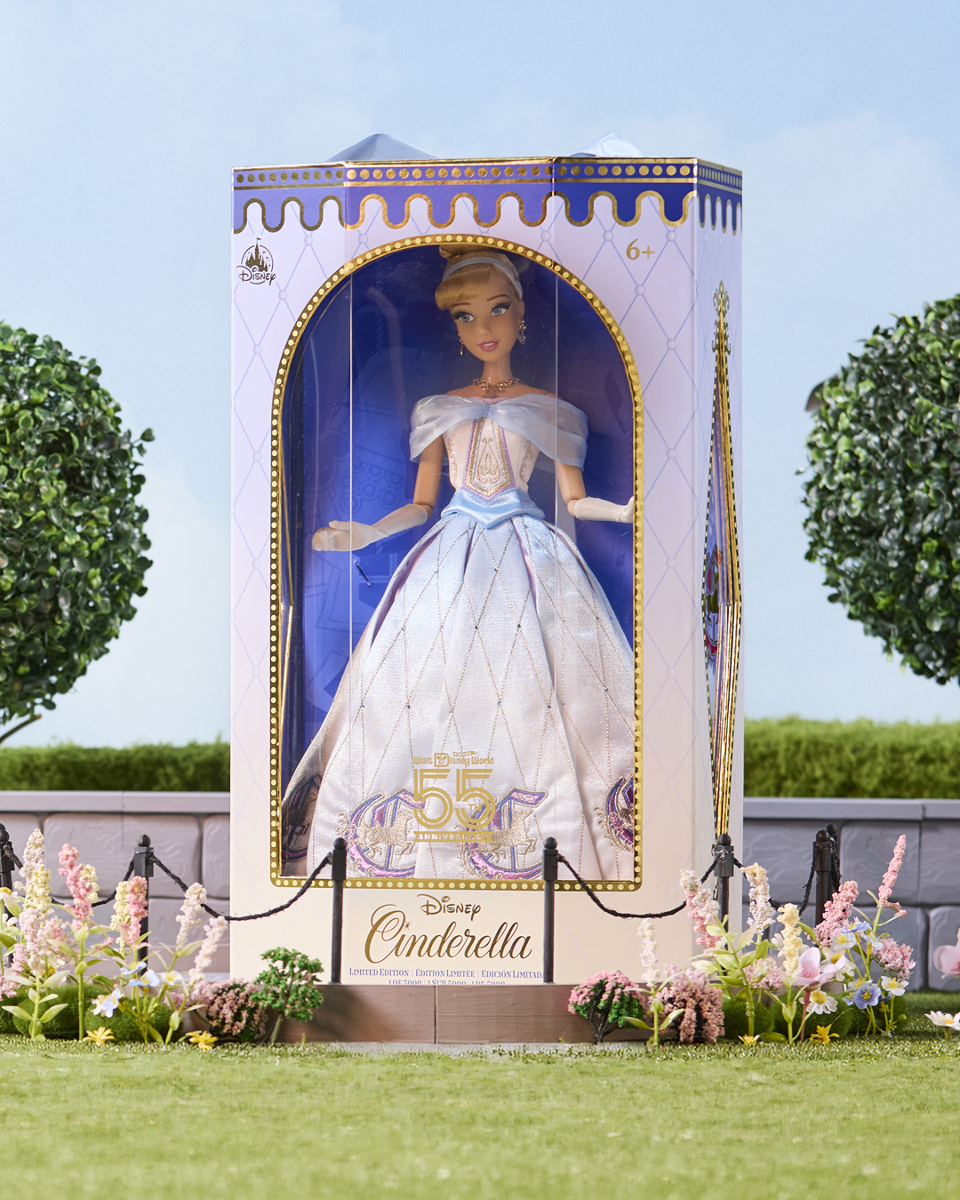 Cinderella doll in Walt Disney World 55th Anniversary packaging