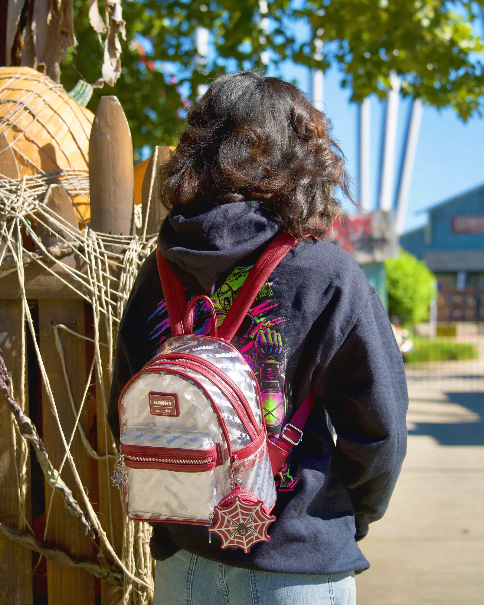 Dorney Park Halloween Haunt backpack and hoodie from the 2027 pass offer