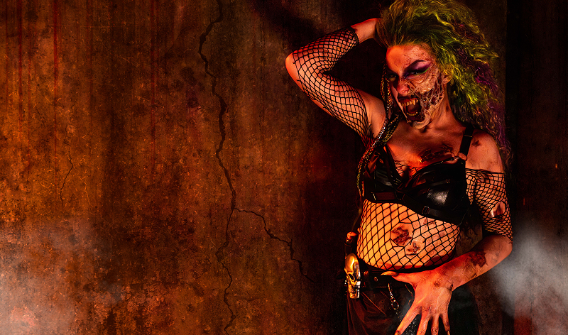 Pestilence character artwork for the SeaWorld Orlando Pass Member meet and greet