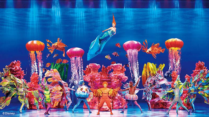 Performers in the Shiki Theatre Company's The Little Mermaid musical
