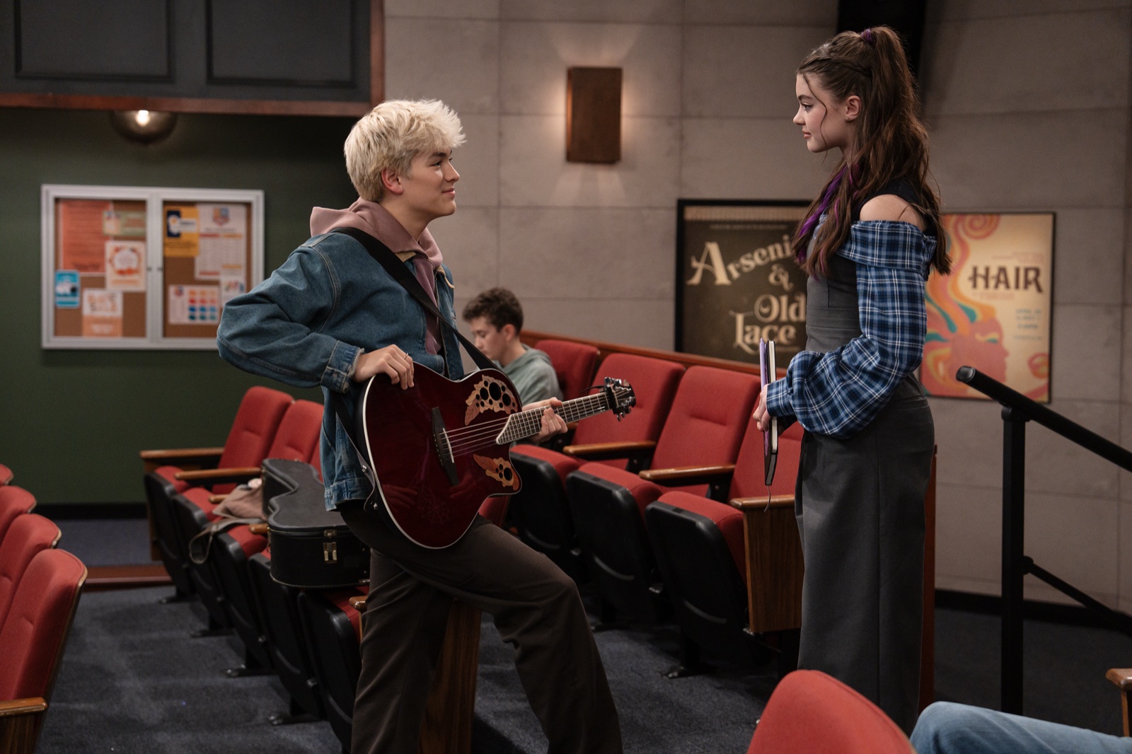 Vee and Elijah perform together in an official Vampirina: Teenage Vampire Season 2 image