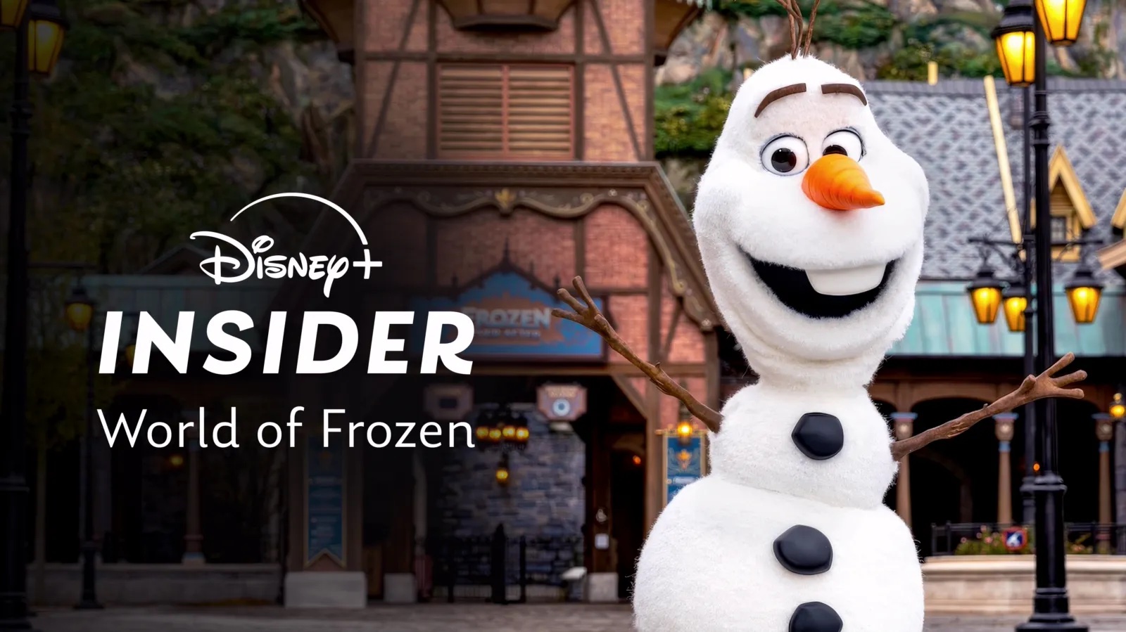 Olaf in World of Frozen at Disneyland Paris in Disney+ Insider artwork