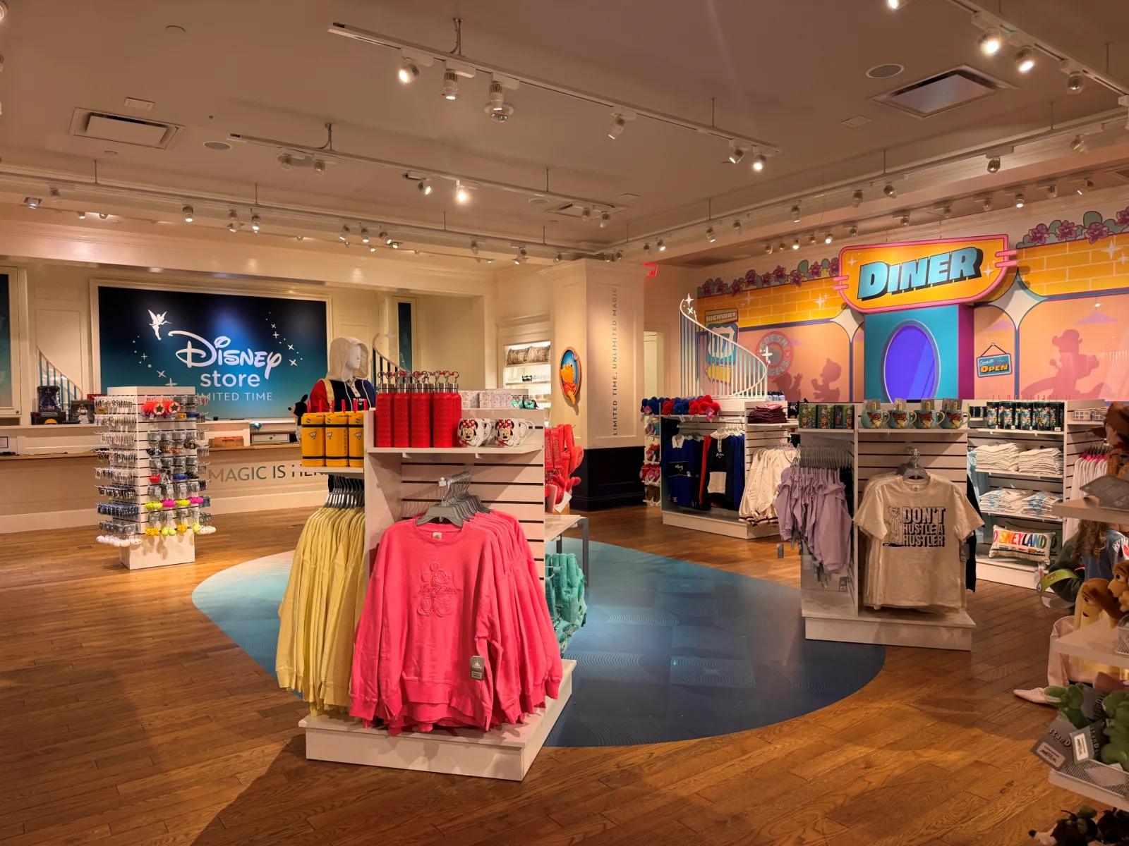 Disney Store Limited Time interior shelving
