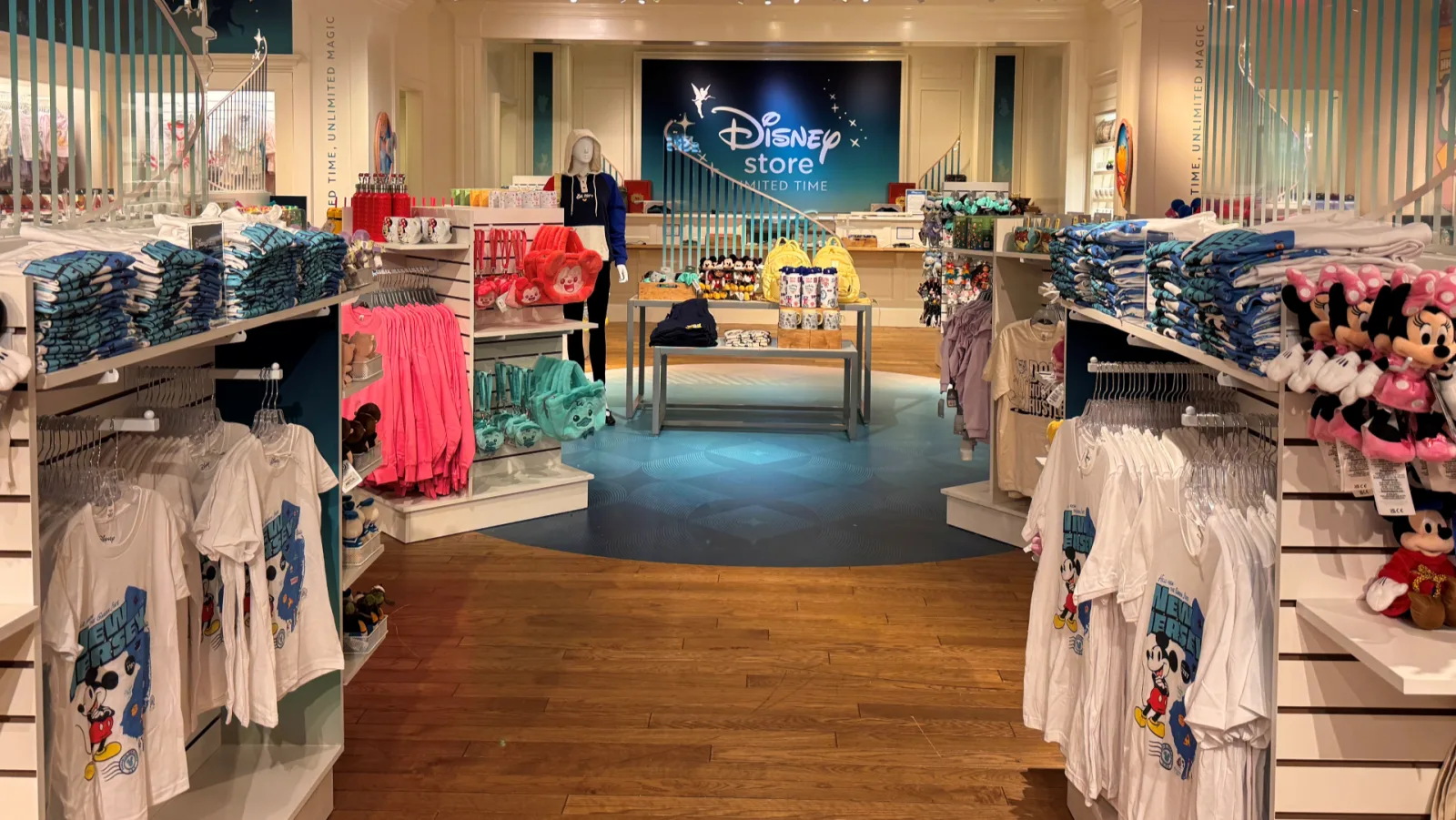 Disney Store Limited Time interior with New Jersey design details