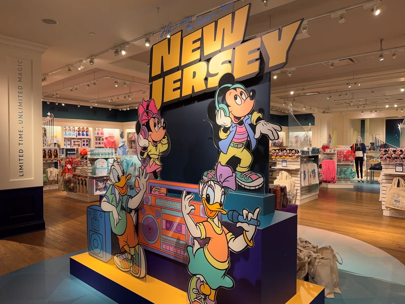 Disney Store Limited Time New Jersey display